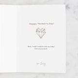 "Precious" - Single Greeting Cards in Earth by Creo Study - Customizable Interior Example