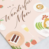 "soufflè" - Single Greeting Cards in Rose by chocomocacino - Close-Up