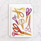 "A Cut Above the Rest" - Single Greeting Cards in Cloud by Meredith Ann - Front