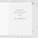 "Blooming Vines" - Single Greeting Cards in Bluebell by Lindsay Megahed - Interior