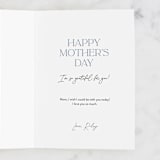 "Blooming Vines" - Single Greeting Cards in Bluebell by Lindsay Megahed - Customizable Interior Example