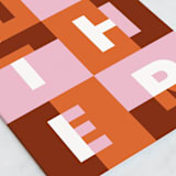 "bold mother" - Single Greeting Cards in Rust by Ellen Schlegelmilch - Close-Up