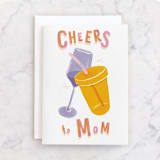 "cheers" - Single Greeting Cards in Lemonade by Kelsey Mucci - Front