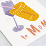 "cheers" - Single Greeting Cards in Lemonade by Kelsey Mucci - Close-Up