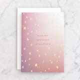 "extraordinaire" - Single Greeting Cards in Dusk by Rebecca Durflinger - Front