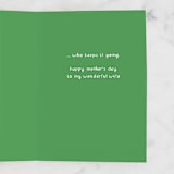 "it's you" - Single Greeting Cards in Rainbow by letterfix - Interior