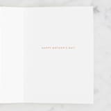 "mom & baby bear" - Single Greeting Cards in Blush by Cass Loh - Interior
