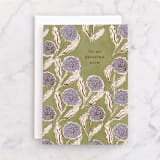 "My Amazing Mom" - Single Greeting Cards in Garden by Pati Cascino - Front