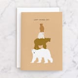 "Polar Bear Tower" - Single Greeting Cards in Bears by Coit Creative - Front