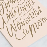 "Splendid" - Single Greeting Cards in Carnation by Hannah Williams - Close-Up