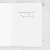 "Strong Female Lead" - Single Greeting Cards in Sage by Jackie Crawford - Interior