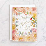 "Sunny Border" - Single Greeting Cards in Flowers by Erika Firm - Front