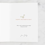 "Sweet As Strawberry" - Single Greeting Cards in Blush by Vera Lim - Customizable Interior Example