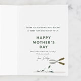 "Topiary Turns" - Single Greeting Cards in Grass by Dawn Pope - Customizable Interior Example