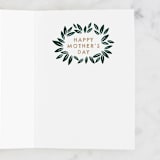 "Tree-mendous" - Single Greeting Cards in Evergreen by Vivian Yiwing - Interior