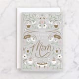 "You Deserve it All" - Single Greeting Cards in Cool Grey by Erin German - Front