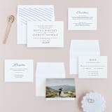"Sienna" - Wedding Invitations in Sugar by Jessica Williams - Invitation Suite
