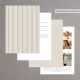 "Seraphina" - Wedding Invitations in Sand by Robert and Stella - Back of Card