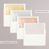 "Mountains" - Wedding Invitations in Ivory by Angela Thompson - Envelope Liner Options