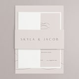 "Mountains" - Wedding Invitations in Ivory by Angela Thompson - Assembled