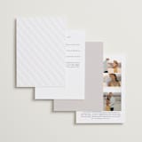 "Overjoyed" - Wedding Invitations in Almond by Jill Means - Back of Card Options