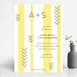 "Direction" - Wedding Invitations in Lemon by Owl and Toad - Front
