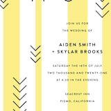 "Direction" - Wedding Invitations in Lemon by Owl and Toad - Close-Up