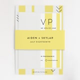 "Direction" - Wedding Invitations in Lemon by Owl and Toad - Assembled