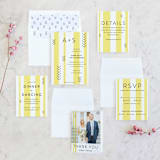 "Direction" - Wedding Invitations in Lemon by Owl and Toad - Invitation Suite