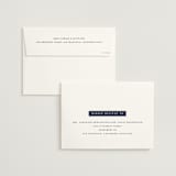 "Crescendo" - Wedding Invitations in Navy by Griffinbell Paper Co. - FREE Recipient Addressing