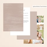 "joconde" - Wedding Invitations in Mahogany by chocomocacino - Back of Card