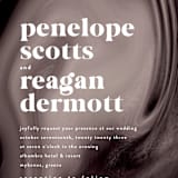 "joconde" - Wedding Invitations in Mahogany by chocomocacino - Close-Up