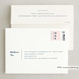 "Vogue" - Wedding Invitations in Navy by Genna Blackburn - FREE Recipient Addressing