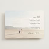 "Handwritten" - Wedding Invitations in Obsidian by Jennifer Postorino - Front