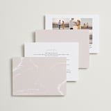 "Handwritten" - Wedding Invitations in Obsidian by Jennifer Postorino - Back of Card