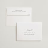 "Handwritten" - Wedding Invitations in Obsidian by Jennifer Postorino - FREE Recipient Addressing