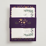 "Disney's Tangled Lanterns" - Wedding Invitations in Twilight by Simona Camp - Assembled with Belly Band