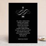 "Enamored" - Wedding Invitations in Obsidian by Kimberly FitzSimons - Front