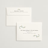 "Trailing Garden" - Wedding Invitations in Buttermint by Laura Hankins - FREE Recipient Addressing