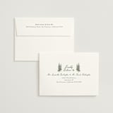 "Whispering Pines" - Wedding Invitations in Forest by Elly - FREE Recipient Addressing