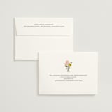 "botanical cameo" - Wedding Invitations in Swan by Lori Wemple - FREE Recipient Addressing