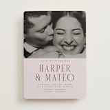 "Close-up" - Wedding Invitations in Rose by Nicole Walsh - Front