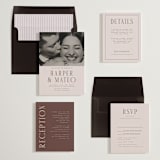 "Close-up" - Wedding Invitations in Rose by Nicole Walsh - Invitation Suite