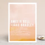 "Ombre" - Wedding Invitations in Mandarin by Dean Street - Front