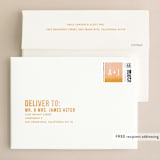 "Ombre" - Wedding Invitations in Mandarin by Dean Street - FREE Recipient Addressing