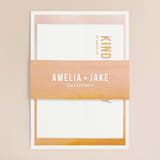 "Ombre" - Wedding Invitations in Mandarin by Dean Street - Assembled