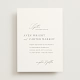 "Storybook" - Wedding Invitations in Ink by Jennifer Postorino - Front
