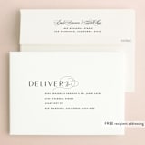 "Plaza" - Wedding Invitations in Onyx by Lauren Chism - FREE Recipient Addressing