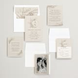 "Preserved Fall Botanicals" - Wedding Invitations in Linen by Erin Deegan - Invitation Suite