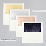 "Starry Skies" - Wedding Invitations in Twilight by Kelly Schmidt - Envelope Liner Options